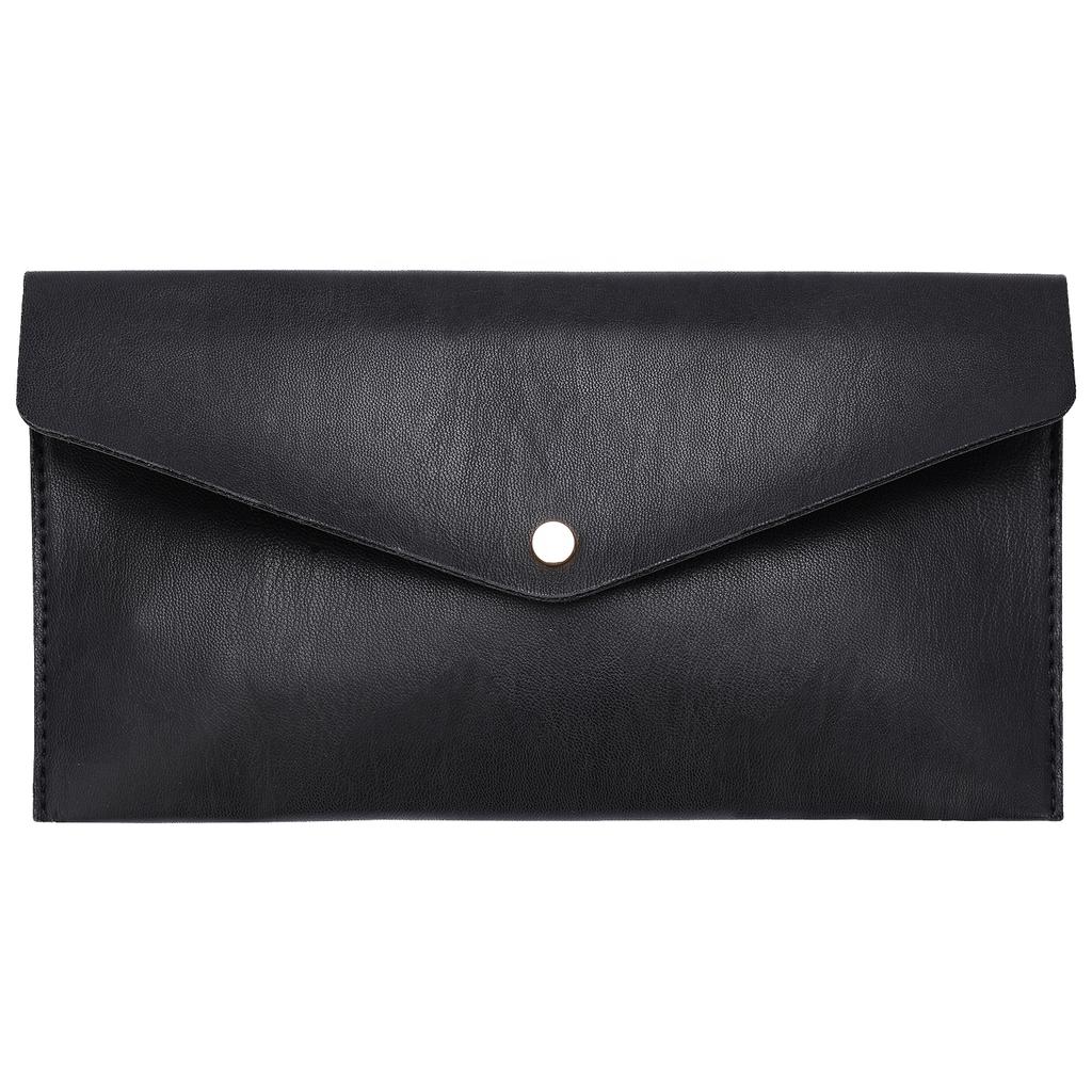 Hot Sale BS-MALL Fashion Makeup Brushes Case Custom Logo PU Leather Pouch Women's Small Cosmetics Makeup Brush Bag