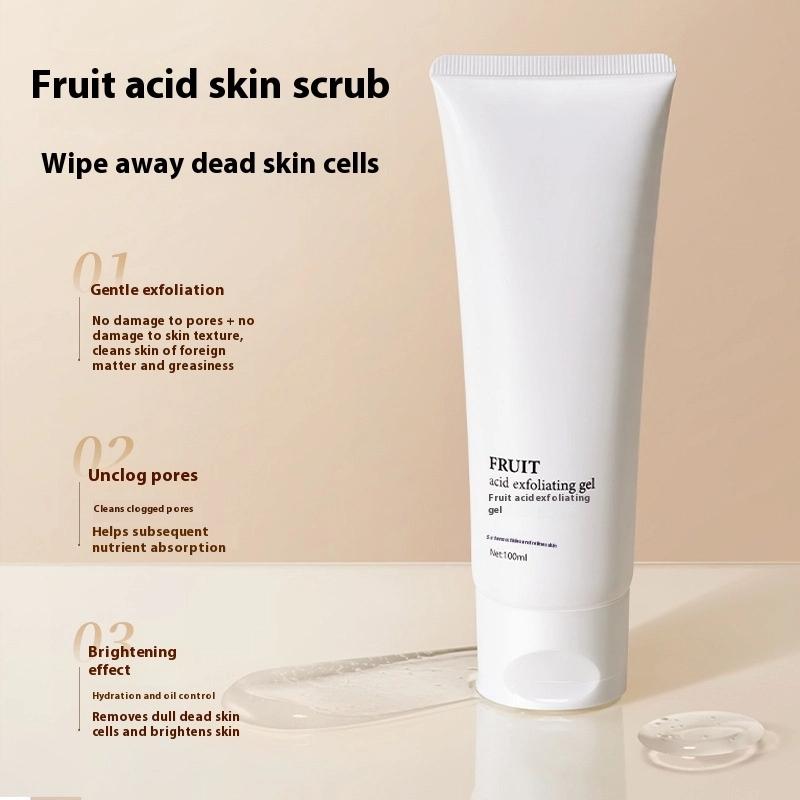 

Фруктовая кислота отшелушивающий гель для лица отшелушивание мертвых клеток черные точки глубокое очищение пор скраб для лица для мужчин и женщин 100ml