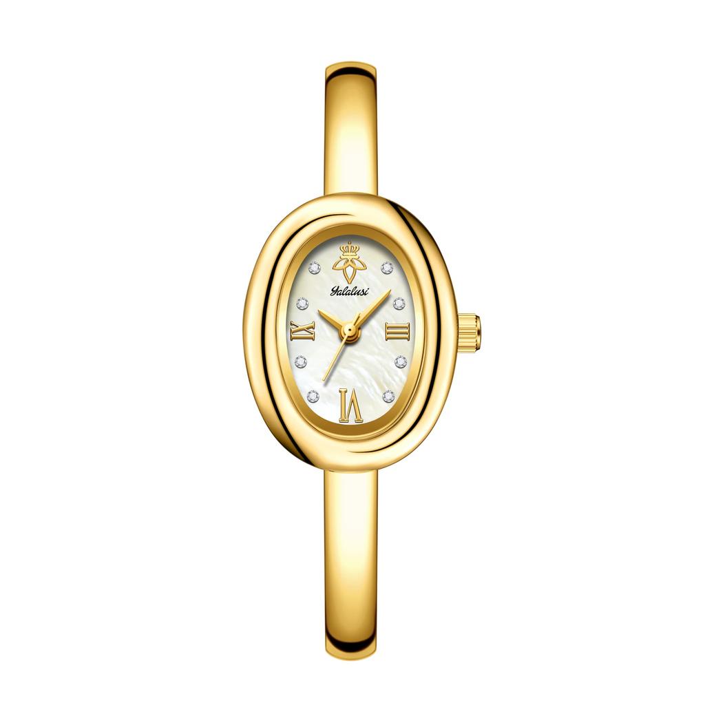 YaLaLuSi Women’s Water-Resistant Quartz Watch: A Minimalist and Elegant Oval-Dial Bracelet Watch – The Perfect Gift Reloj Mujer