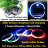 LED Coaster LED Cup Holder Lights 2 Pack 7 Colors Luminous Cup Pad LED