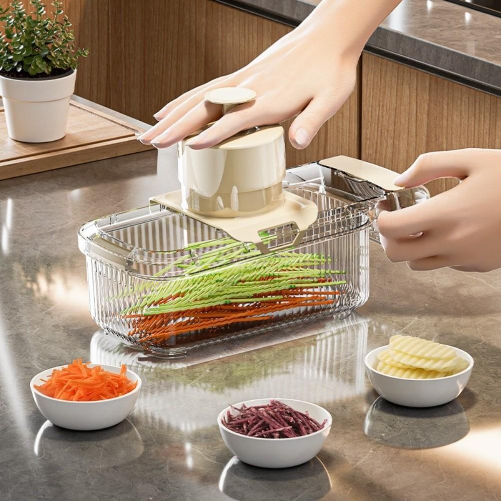 Detachable Multi Functional Slicer Manual Operation Vegetable Slicer  Food Preparation
