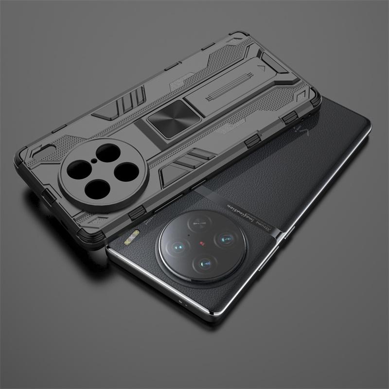 Shockproof Armor Funda For Vivo X90Pro Case Camera Protect Coque For Vivo X90 Pro + Plus X 90 VivoX90 Magnet Holder Stand Cover