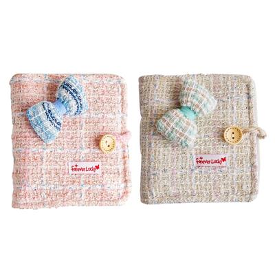 40 Pocket Photo Album with 3 Rings Cloth Binder Cover Photo Collection Book 3Inch Card Organiser Folder Elastic Closure