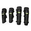 4PCS Knee Pads Elbow Pads Night Luminous Knee Protective Gear Set for Outdoor Off Road Cycing Riding Green