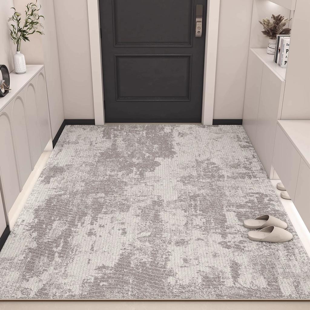 Door Floor Mat, High-End Door Floor Mat, Dirt-Resistant Pvc Leather, Leave-In Washable, Erasable, Cutting, Non-Slip Door Carpet