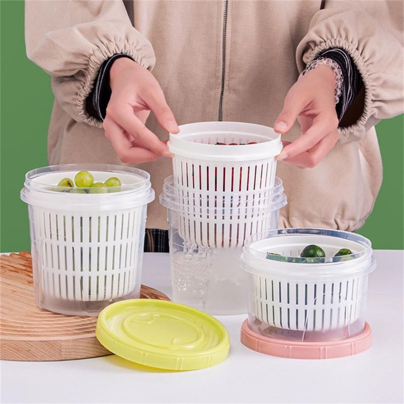 Effective Scallion Storage Container Portable Kitchen Scallion Freshness Keeping Container for Cooking Preparation