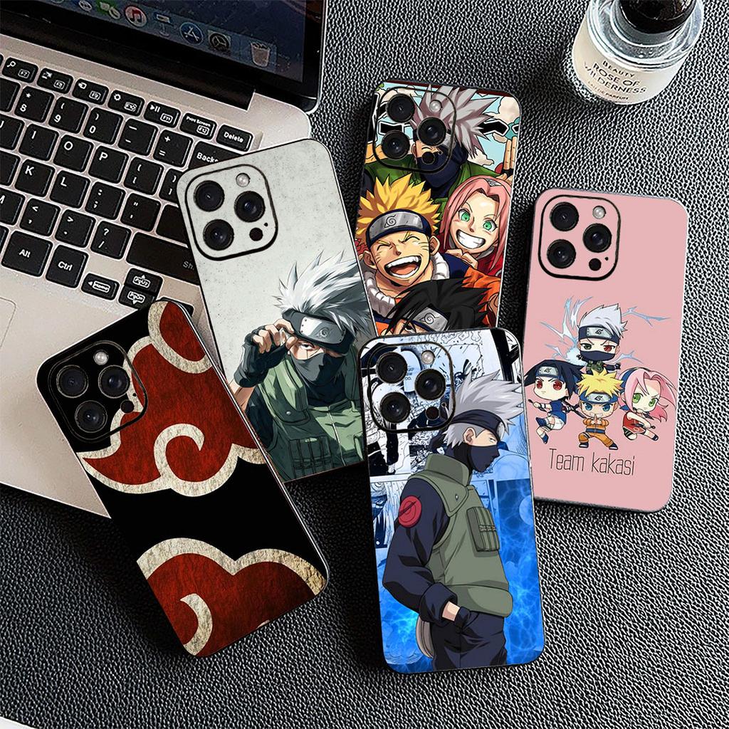 for Samsung Galaxy S22 S21 S20 Fe Ultra S9 Plus + A13 A22 M21 M31 M55 M15 Phone Case Uchiha Sasuke Akatsuki Narutos Kakashi