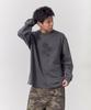 Tonilolenseu Pigment Graphic Long Sleeve Charcoal