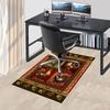 1PC Rooster Farmhouse Non-Slip Floor Carpet Compatible for Office&Living Room&Bedroom&Dining room - Flat- Soft & Pattern, Vibrant Colors-W301
