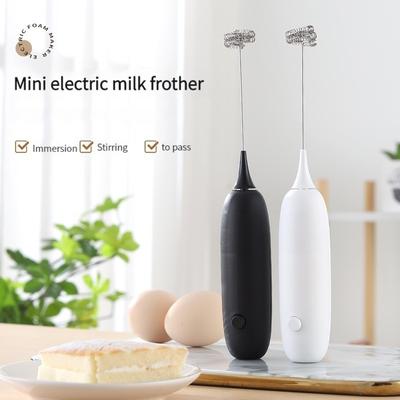 Electric Milk Frother, Handheld Wireless Milk Foamer for Coffee, Latte, Cappuccino, Baking, Mixing