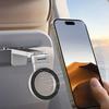 Portable Phone Mount Stand for Airplanes Train Desktop Use Magnetic Holder Adjustable Stand Foldable Hands Less Viewing