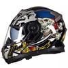 Winter Electric Vehicle Helmet, Riding Full Face Personalized Warm and Anti-fog Full Helmet