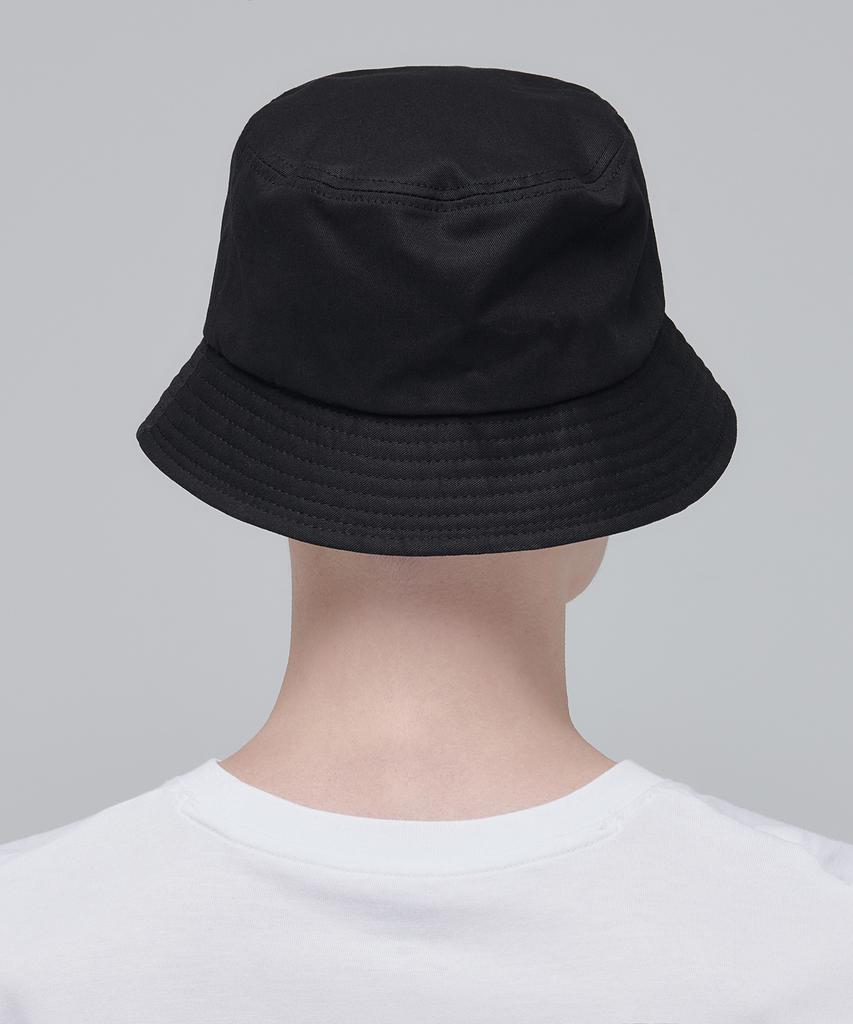 MUSINSA STANDARD Oversized Cotton Bucket Hat [Black]