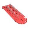 Red Thread Checker Gauge Aluminum Alloy Nut and Bolt Thread Checker Durable Screw Thread Gauge  DIY