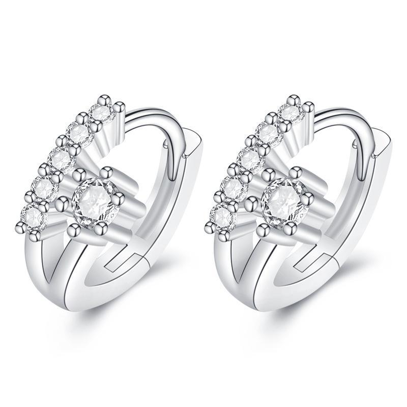 

Серьги для женских серег с микро-вставками, серьги-пряжки для ушей, легкая роскошь, высококлассные аксессуары для ушей