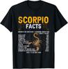 Scorpio Facts Zodiac Sign Personality Horoscope Funny Facts Gift Unisex T-Shirt