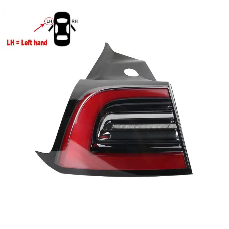 ZFX1 Led Tail Lights For Tesla Model 3 2017-2020 Rear Lamp Yellow Turn Signal Light Stop Brake Lamp Driving Fog Lamp Car Accessories