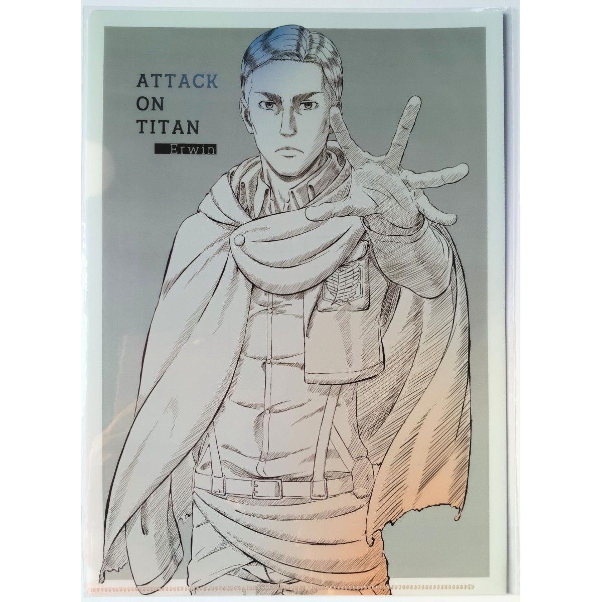Used Attack on Titan Erwin Wit Studio Clear File