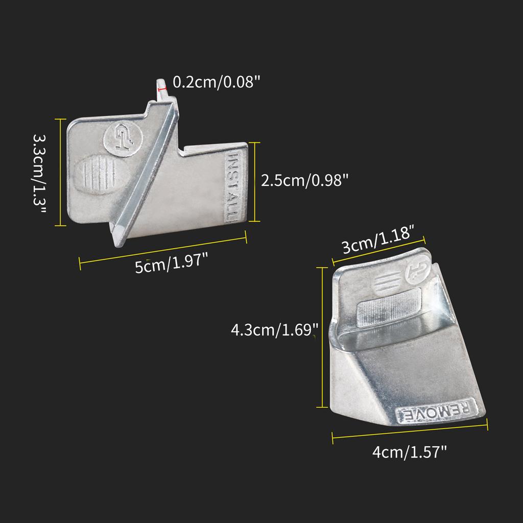 Dezasamblator de curele Automobile Set de instrumente pentru instalarea și îndepărtarea curelei de distribuție Instalați și îndepărtați cu ușurință curele elastice, pachet de 2