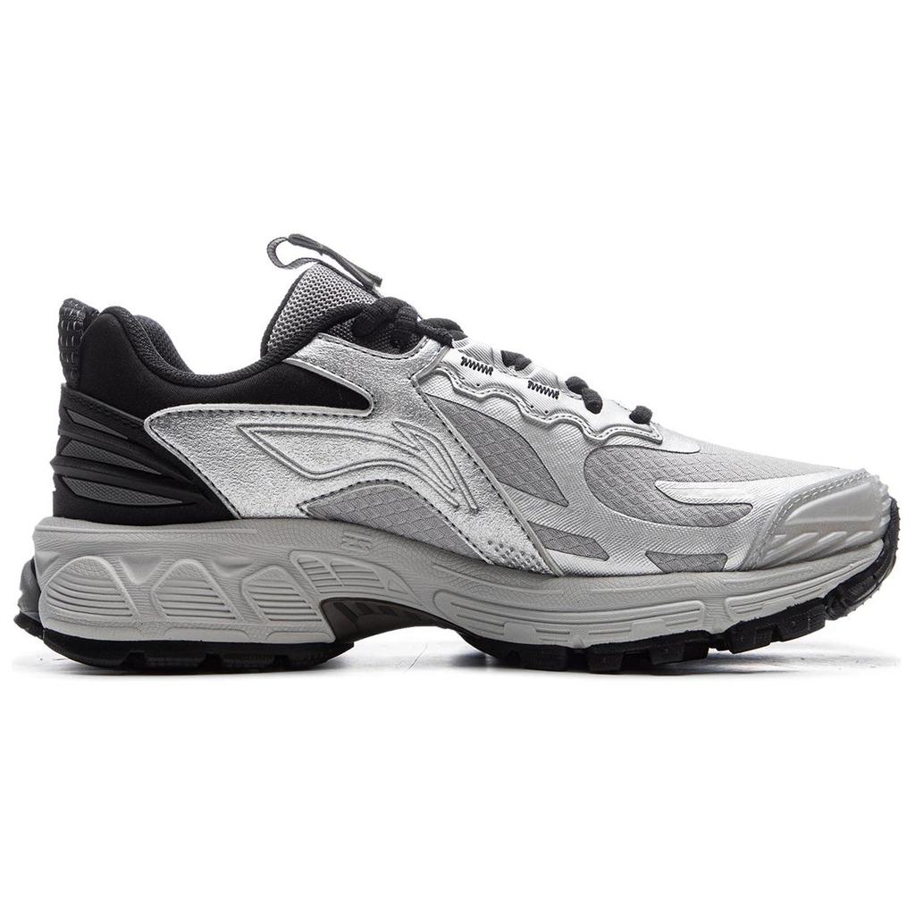 Li Ning Fuyiao 2.0 Trail Classic Retro Dvojité odpružení Stabilní podpora Protiskluzové Odolné proti opotřebení Nízké Svršek Neformální Běžecké boty Dámské tenisky ARXU010-4