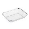 Dishwasher Basket Stainless Steel Dishwasher Silverware Holder Mesh Drain Safe Multifunctional Rectangular Small