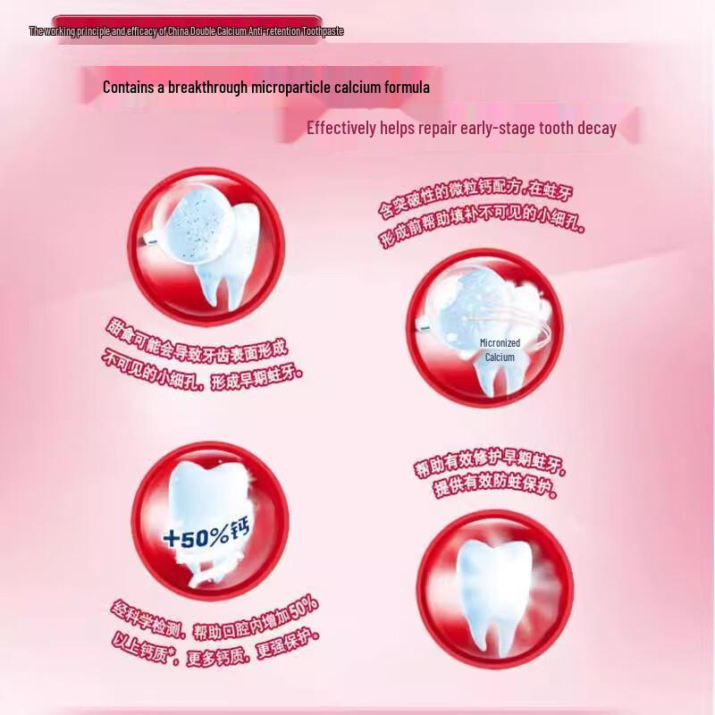 Zhonghua Dual Calcium Anti-cavity Toothpaste