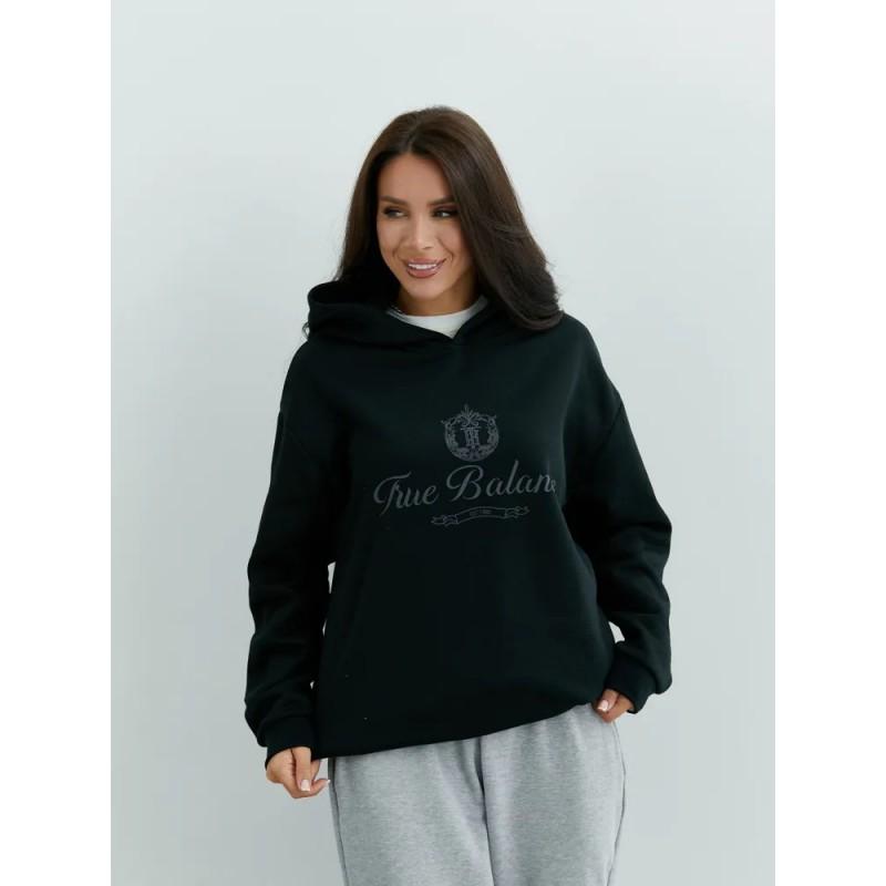 Skims Loose Fit Hooded Sweatshirt Letter Print Casual Pullover Men Women Youth Winter