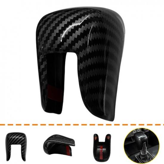 Carbon Look Gear Shift Lever Head Knob Cover For Honda Accord Civic CRV -Up