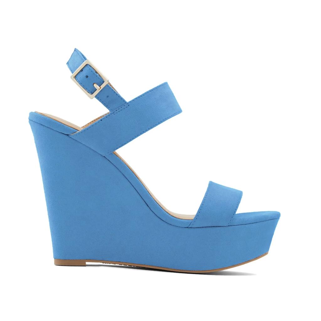 Women Sandals Open Toe Ankle Strap Platform Wedge High Heels Super Gladiator Ladies Buckle Summer Party Dress Shoes Large Size