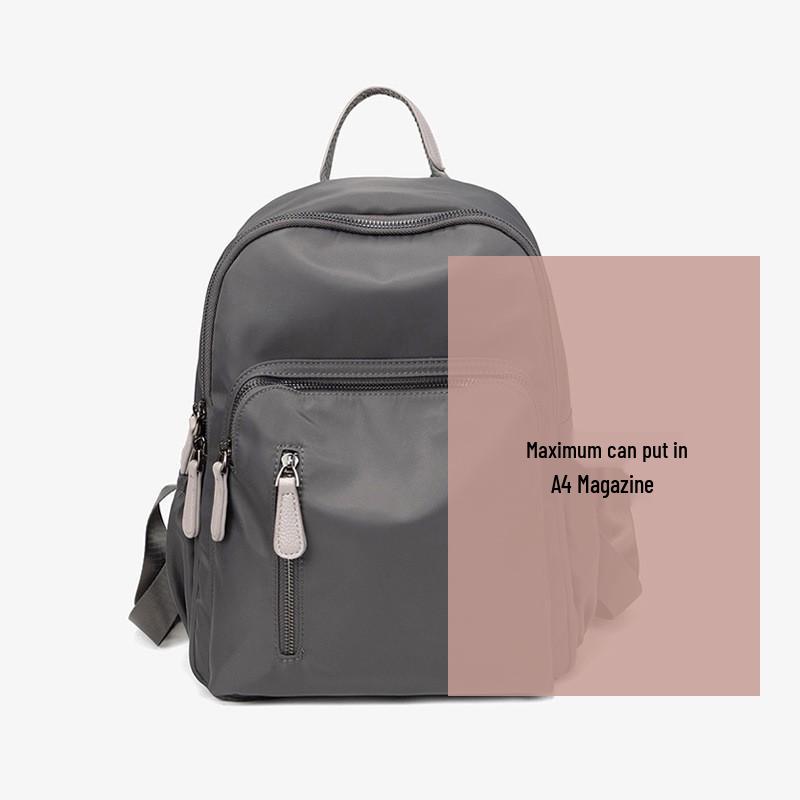 

Women s Oxford Cloth Backpack: Fashionable, Versatile, Large Capacity, Lightweight, and Waterproof Schoolbag 24x9x31CM (Handle 7CM)