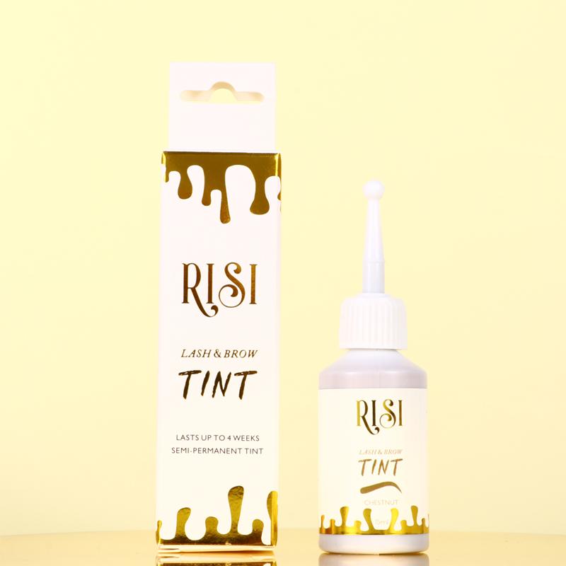 RISI Long Lasting Brow Lamination and Tint Kit Hybrid Brow Tint Dry Hybrid Brow Tint каштановый