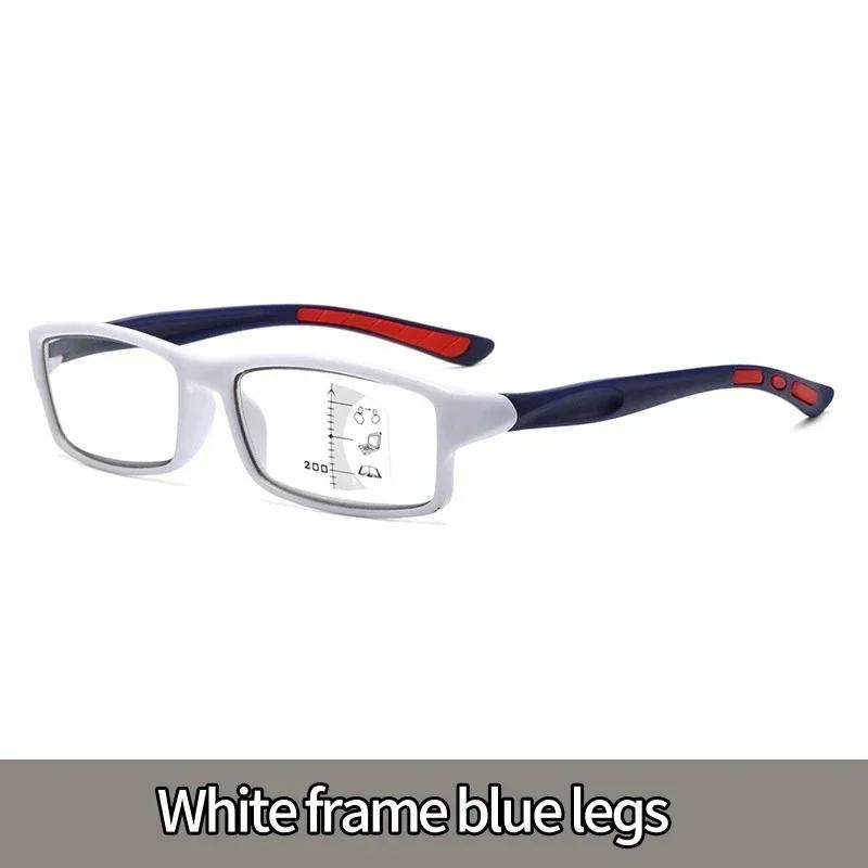 Sports Progressive Multifocal Reading Glasses Unisex Women Men Finished Presbyopia Eyewear Optical Prescription Eyeglasses