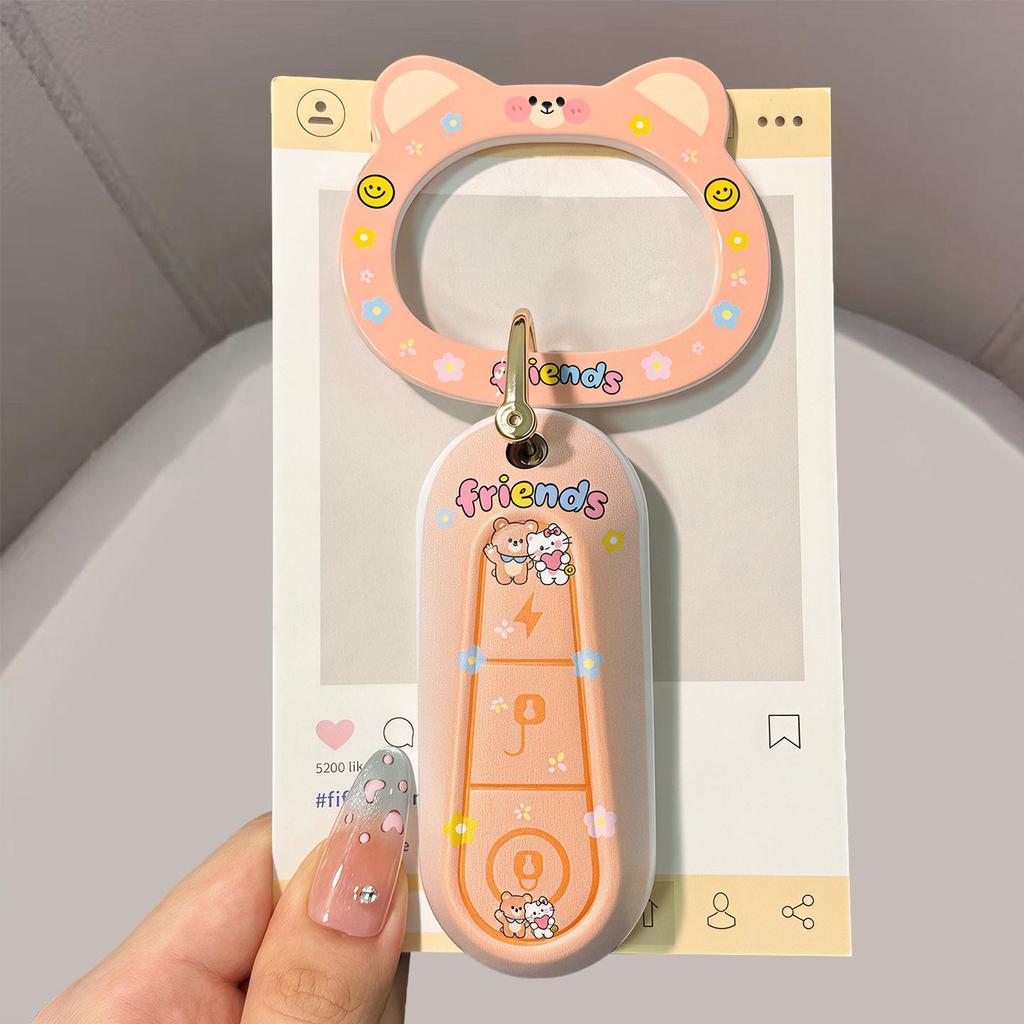 Electric Scooter Bear Key Cover: Cute, Soft, Protective Shell for Remote Control Keys.