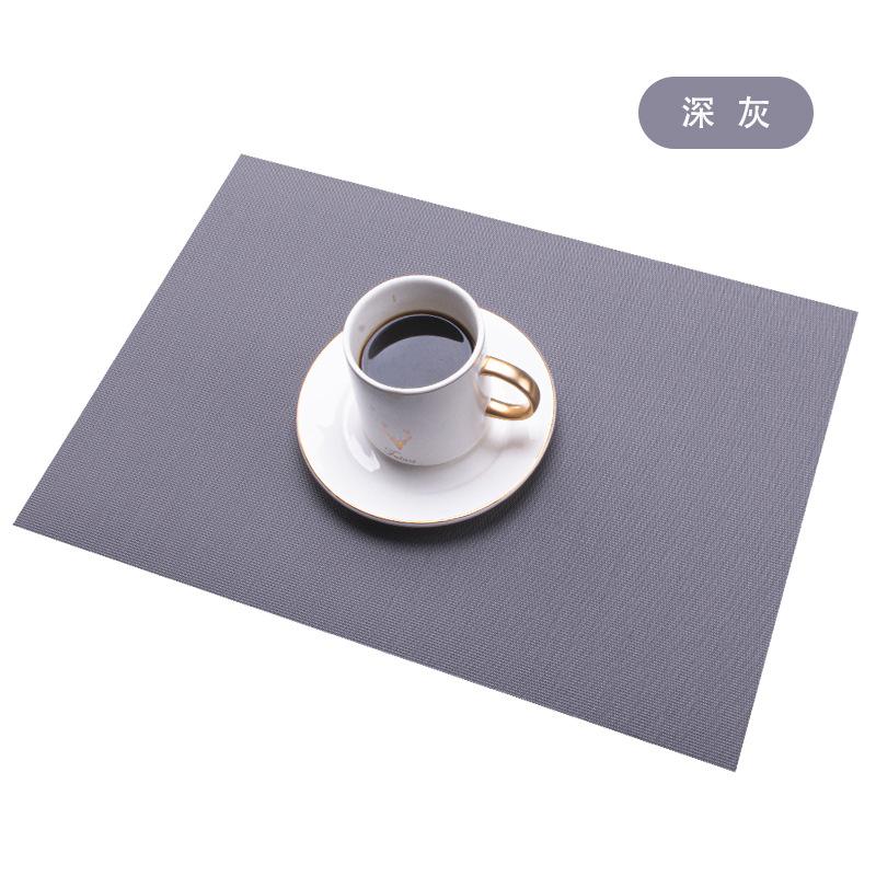Ningxin Nordic style PP food grade placemat thermal insulation mat waterproof and oil-proof table mat western dining mat hotel LFGB test
