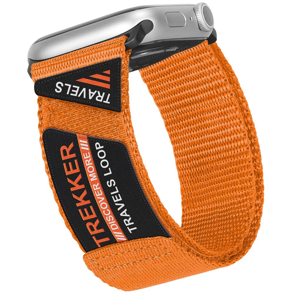 Trail Band for Apple Watch Series 10 46mm 42mm 9 8 7 41mm 45mm Nylon Sport Bracelet Strap for IWatch Ultra Ultra 2 49mm Se 6 5 4 3 2 1 44mm 38mm 40mm
