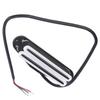 11K Dual Hot Rail Humbucker Pickup Ceramic Magnet ABS Electric Guitar AccessoriesWhite Black Rail