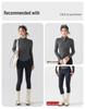 2025 Autumn/Winter Women's Stand Collar Slim Fit Yoga Jacket for Running and Sports