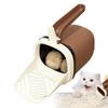 2-IN-1 Cat Litter Scoop Holder Thicken Wall Hanging Pet Toilet Garbage Picker with Bucket Durable Pet Filter Cleaner