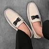 Spring and Summer Oversized Bean Shoes, Casual Men's Shoes, Lazy Driving Shoes, Fashionable and Breathable Shoes