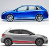 Car Decals Door Side Skirt Stickers Vinyl Racing Stripes Graphics Tuning Accessories For Seat Ibiza FR MK4 6J 6P MK5 6F KJ1 TDI