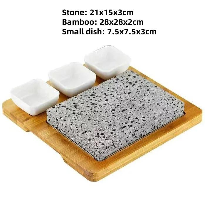 Cooking Stones for Steak Indoor Grill Sizzling Hot Stone Set Lava Steak Stones Hot Stone Cooking Hot Rock Cooking Stone Set