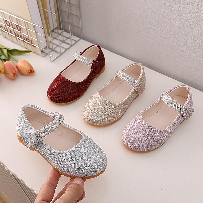 Cute and Fashionable Princess Shoes for Girls: Soft-Soled Performance Leather Shoes for Spring and Fall