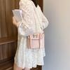 Stylish Small Square Bag 2024 New Summer Fresh Shoulder Bag For Women Chic Black