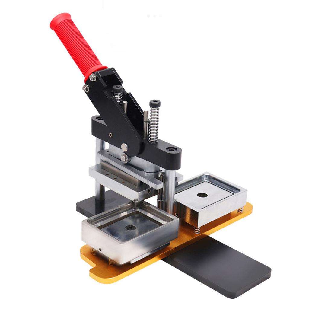 Fridge Magnet Press Maker and Paper Cutter 2x2 Inch 50x50mm Custom Photo Square Pin Making Machine Kit