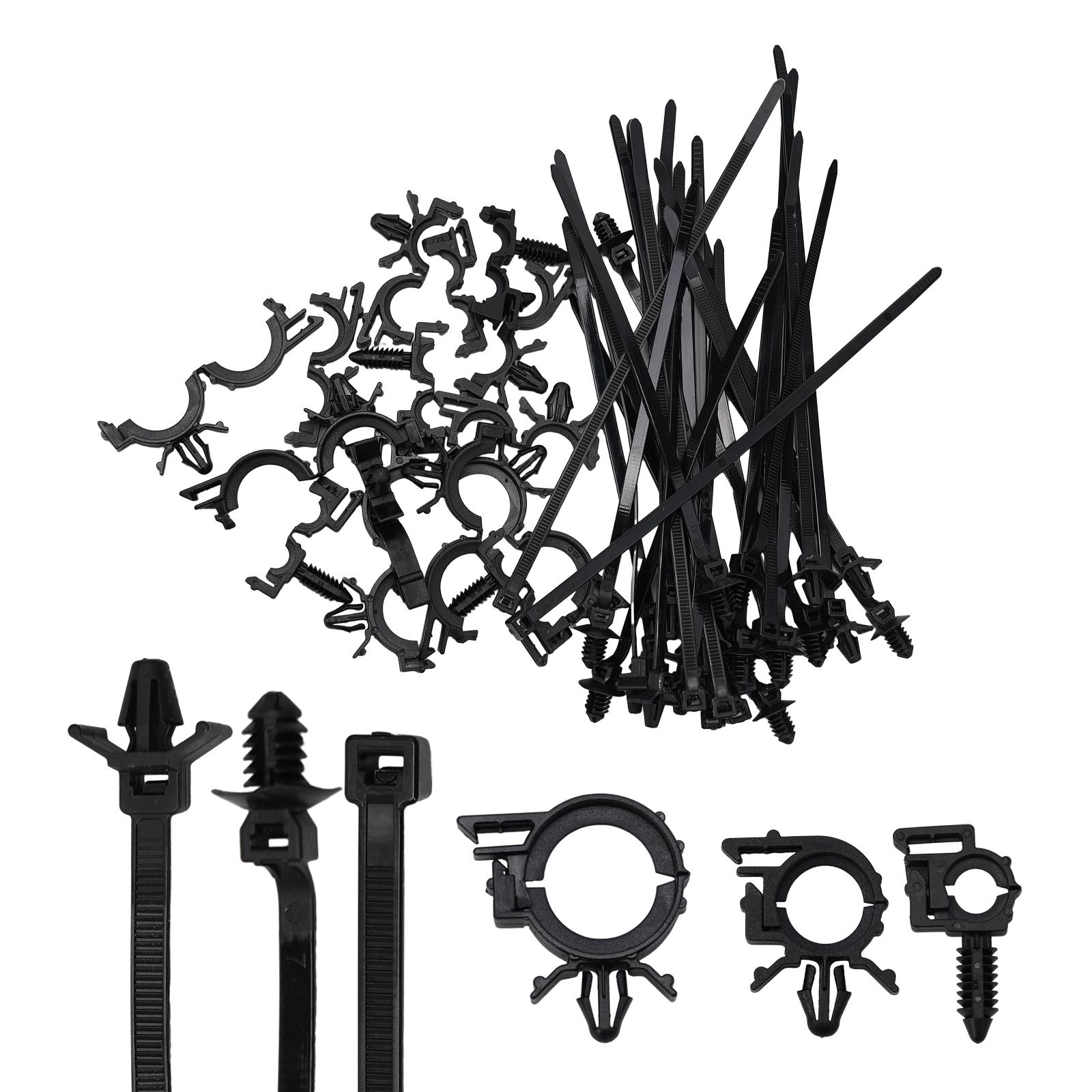 

Надійні кабельні стяжки для прокладання кабелю моторного відсіку, комплект 45 шт.