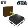 Green Stuff World Square Display Stand, 16cm x 16cm, Black, Hobby Accessory, GSWD-5813