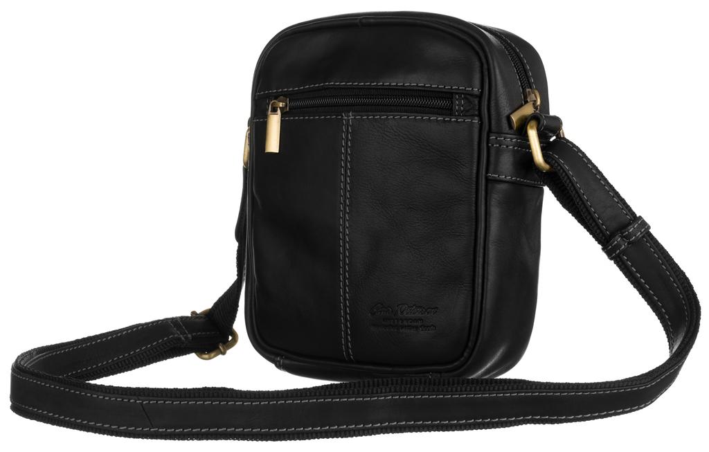 Men's Leather Shoulder Bag - Peterson