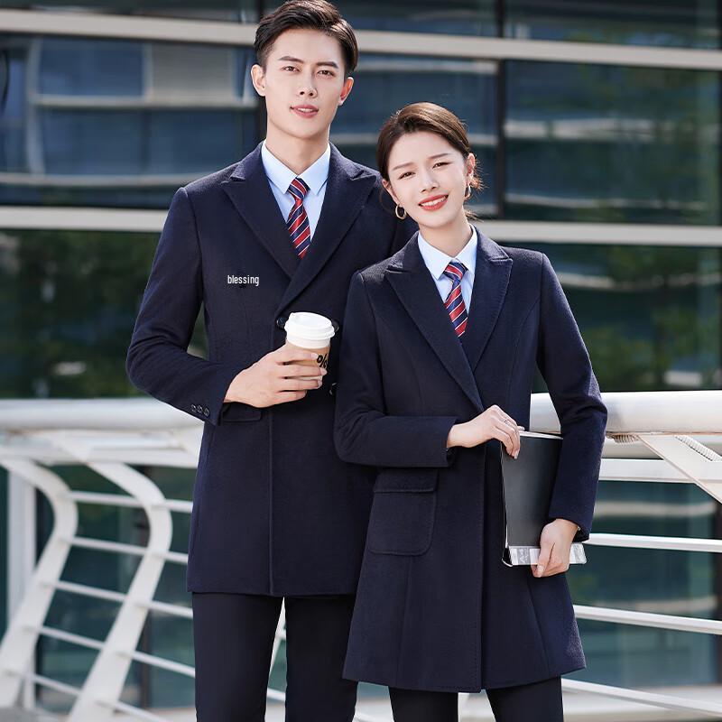 

Унисекс Профессиональное Полупальто из Шерстяной Смеси 5XL