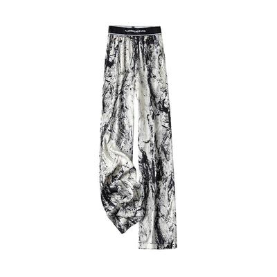 Women's 2026 Summer Ink Wash Wide-Leg Pants