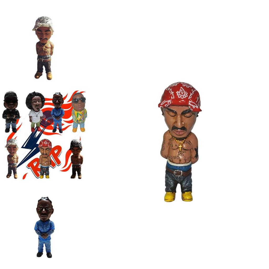 Hip-Hop-Rapper Shakur Snoop Dogg Big. Notorious Actionfigur-Ornament